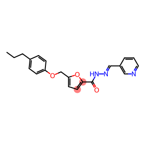 5-[(4-propylphenoxy)methyl]-N'-(3-pyridinylmethylene)-2-furohydrazide
