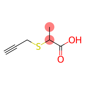 2-(prop-2-ynylthio)propanoic acid