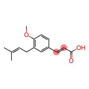 3-Prenyl-4-methoxycinnamic acid