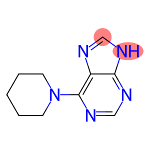 6-piperidino-9H-purine