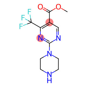 2-PIPERAZIN-1-YL-4-TRIFLUOROMETHYL-PYRIMIDINE-5-CARBOXYLIC ACID METHYL ESTER