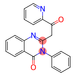 3-(Phenyl)-2-(2-pyridinylcarbonylmethyl)quinazolin-4(3H)-one