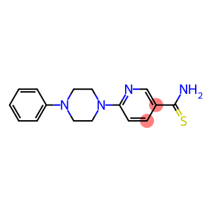 6-(4-phenylpiperazin-1-yl)pyridine-3-carbothioamide