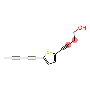 2-(1,3-Pentadiynyl)-5-(4-hydroxy-1-butynyl)thiophene