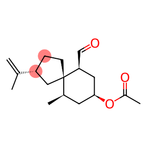 (2R,5S,6S,8S,10R)-8-Acetyloxy-10-methyl-2-(1-methylethenyl)spiro[4.5]decane-6-carbaldehyde