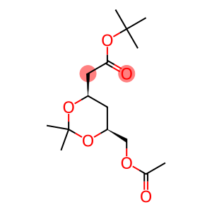 (4R,6S) (6-Acetoxymethyl-2,2-dimethyl-[1,3]dioxan-4-yl)-acetic acid tert-butyl ester