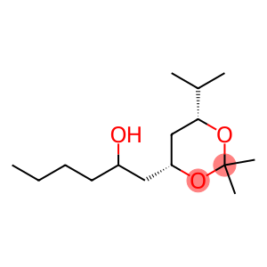 (4R,6R)-6-Isopropyl-2,2-dimethyl-4-(2-hydroxyhexyl)-1,3-dioxane