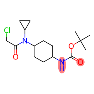 (1R,4R)-{4-[(2-Chloro-acetyl)-cyclopropyl-aMino]-cyclohexyl}-carbaMic acid tert-butyl ester