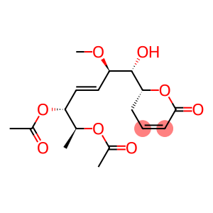 (R)-5,6-Dihydro-6-[(1R,2R,3E,5R,6S)-5,6-diacetoxy-1-hydroxy-2-methoxy-3-hepten-1-yl]-2H-pyran-2-one