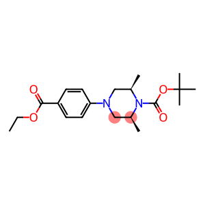 (2S,6R)-tert-butyl 4-(4-(ethoxycarbonyl)phenyl)-2,6-diMethylpiperazine-1-carboxylate