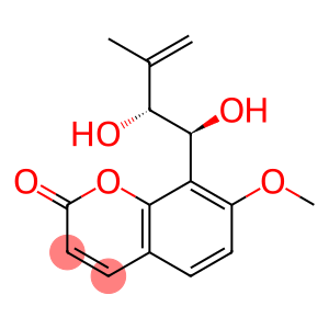 8-[(1S,2R)-1,2-Dihydroxy-3-methyl-3-butenyl]-7-methoxy-2H-1-benzopyran-2-one