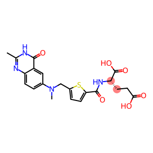 (S)-2-[5-[[N-[(3,4-Dihydro-2-methyl-4-oxoquinazolin)-6-yl]-N-methylamino]methyl]-2-thienylcarbonylamino]glutaric acid