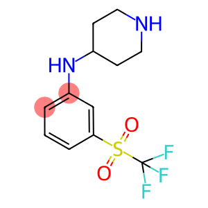 N-(Piperid-4-yl)-3-(trifluoromethylsulphonyl)aniline 97%