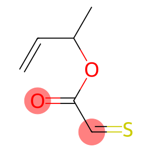 Thioxoacetic acid 1-methyl-2-propenyl ester