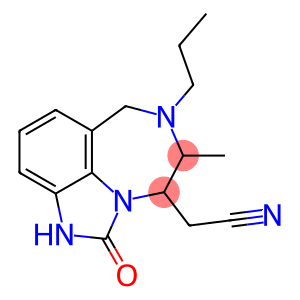 4,5,6,7-Tetrahydro-1-cyanomethyl-5-methyl-6-propylimidazo[4,5,1-jk][1,4]benzodiazepin-2(1H)-one