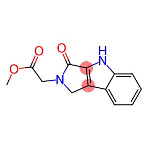 1,2,3,4-Tetrahydro-3-oxopyrrolo[3,4-b]indole-2-acetic acid methyl ester