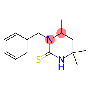 3,4,5,6-Tetrahydro-3-benzyl-4,6,6-trimethyl-2(1H)-pyrimidinethione