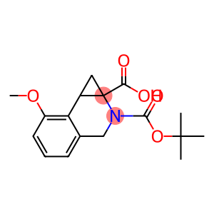 2-(TERT-BUTOXYCARBONYL)-7-METHOXY-1A,2,3,7B-TETRAHYDRO-1H-CYCLOPROPA[C]ISOQUINOLINE-1A-CARBOXYLIC ACID