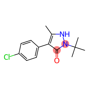 2-(tert-butyl)-4-(4-chlorophenyl)-5-methyl-1,2-dihydro-3H-pyrazol-3-one