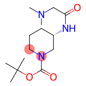 (3S)-3-[2-(Dimethylamino)acetamido]piperidine, N1-BOC protected
