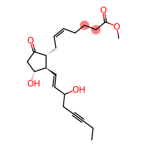 (5Z,11R,13E)-11,15-Dihydroxy-9-oxoprosta-5,13-dien-17-yn-1-oic acid methyl ester