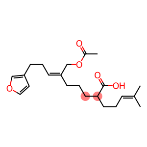 (6Z)-9-(Furan-3-yl)-6-(acetoxymethyl)-2-(4-methyl-3-pentenyl)-6-nonenoic acid