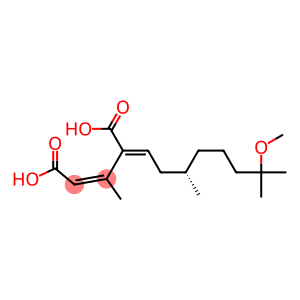 (2Z,4E,7S)-11-Methoxy-3,7,11-trimethyl-4-carboxy-2,4-dodecadienoic acid