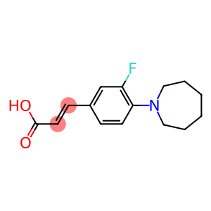 3-[4-(azepan-1-yl)-3-fluorophenyl]prop-2-enoic acid