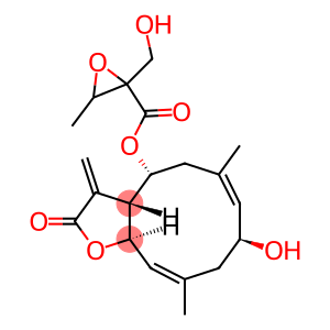 (3aR,4R,6E,8S,10E,11aR)-3a,4,5,8,9,11a-Hexahydro-4-[2-(hydroxymethyl)-3-methyloxiran-2-ylcarbonyloxy]-6,10-dimethyl-3-methylene-8-hydroxycyclodeca[b]furan-2(3H)-one