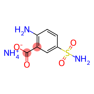 2-Amino-5-sulfamoylbenzoic acid ammonium salt