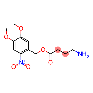 4-Aminobutyric acid (4,5-dimethoxy-2-nitrophenyl)methyl ester