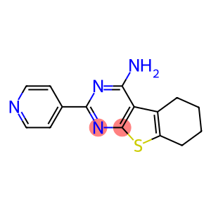4-Amino-5,6,7,8-tetrahydro-2-(4-pyridinyl)[1]benzothieno[2,3-d]pyrimidine
