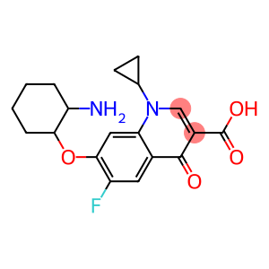7-[(2-Aminocyclohexyl)oxy]-1-cyclopropyl-6-fluoro-1,4-dihydro-4-oxoquinoline-3-carboxylic acid