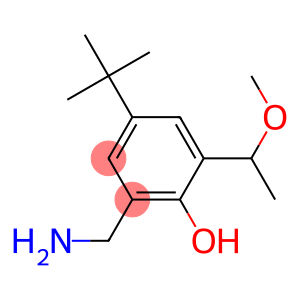 2-Aminomethyl-4-(tert-butyl)-6-(1-methoxyethyl)phenol