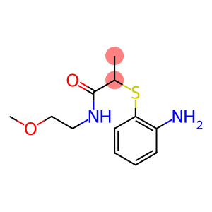 2-[(2-aminophenyl)sulfanyl]-N-(2-methoxyethyl)propanamide