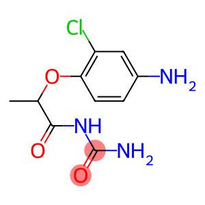 [2-(4-amino-2-chlorophenoxy)propanoyl]urea