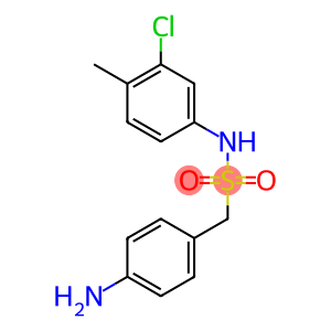 1-(4-aminophenyl)-N-(3-chloro-4-methylphenyl)methanesulfonamide